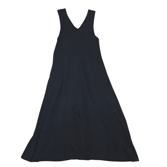 Free People FP Beach Black Knit Maxi Dress Small Oversized A-Line Sleeveless - Picture 8 of 16